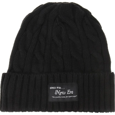 Шапка New Era Authentic Patch Cable Knit Ne
