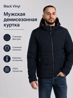 Black Vinyl / Куртка демисезонная мужская