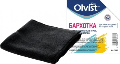Бархотка для полировки, чистки обуви и изделий из гладкой кожи Olvist