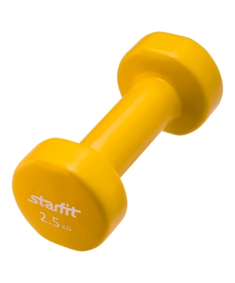 Гантель виниловая 2,5кг STARFIT