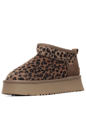 DINO ALBAT / Угги леопардовые