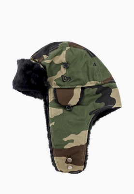 Шапка New Era Camo Trapper WDC