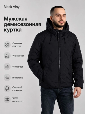 Black Vinyl / Куртка демисезонная мужская