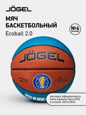 Jogel / Баскетбольный мяч Pro Training ECOBALL 2.0 Replica, размер №6