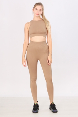 Sport & Moda / Костюм спортивный,топ и леггинсы