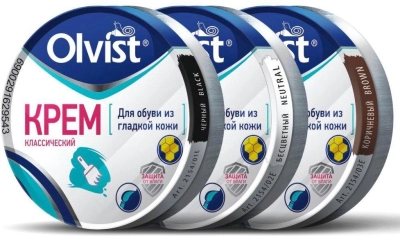 Olvist / Крем для обуви классический (в банке) Olvist