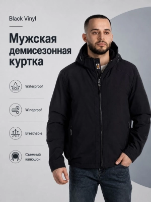 Black Vinyl / Куртка демисезонная мужская