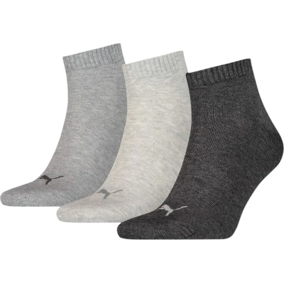 Носки Puma Unisex Quarter Plain 3P