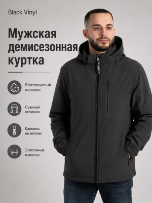 Black Vinyl / Куртка демисезонная мужская