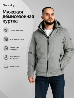 Black Vinyl / Куртка демисезонная мужская