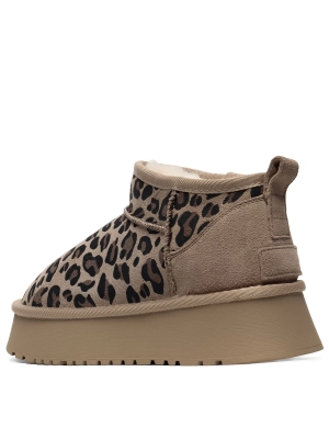 DINO ALBAT / Угги леопардовые